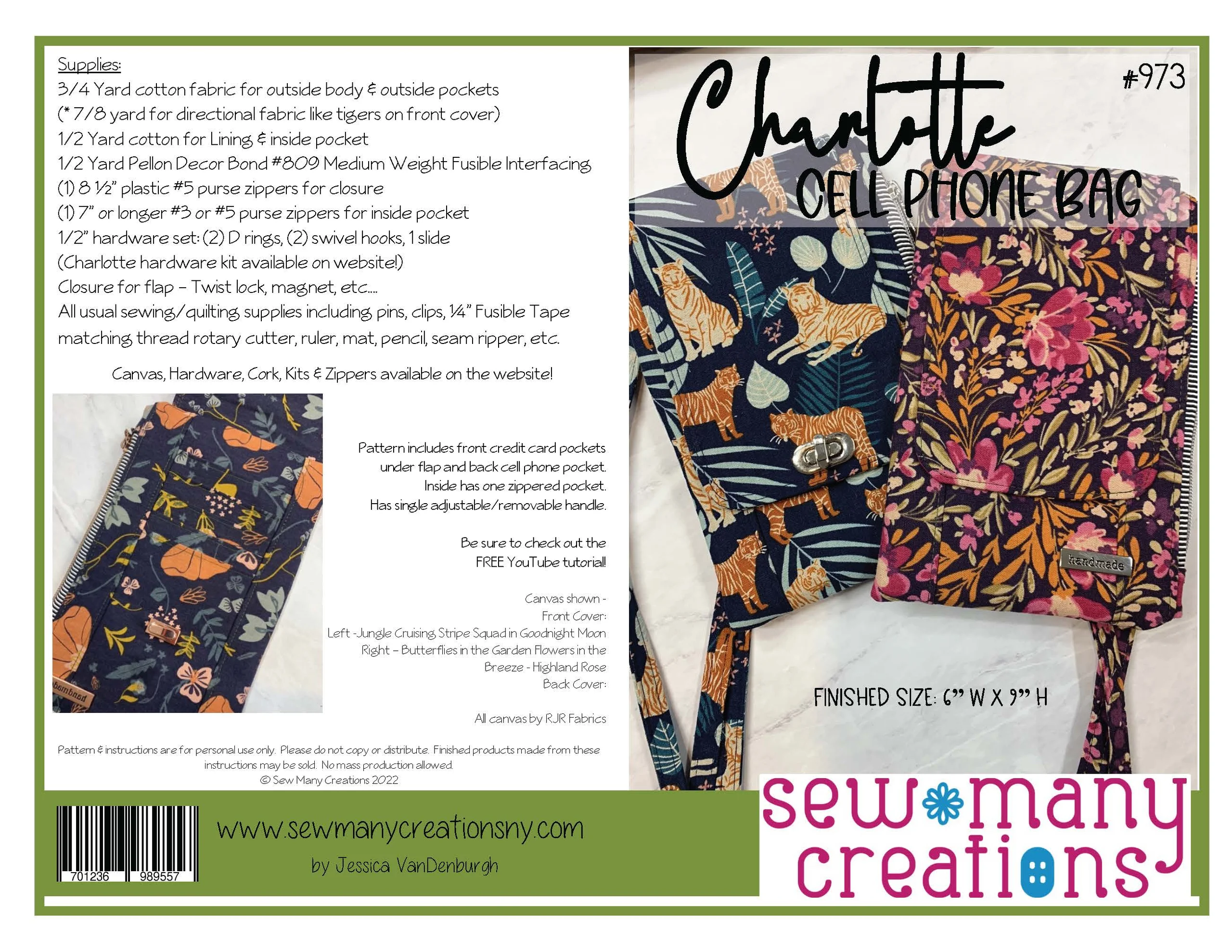 Charlotte Cell Phone Bag Hardware Kit